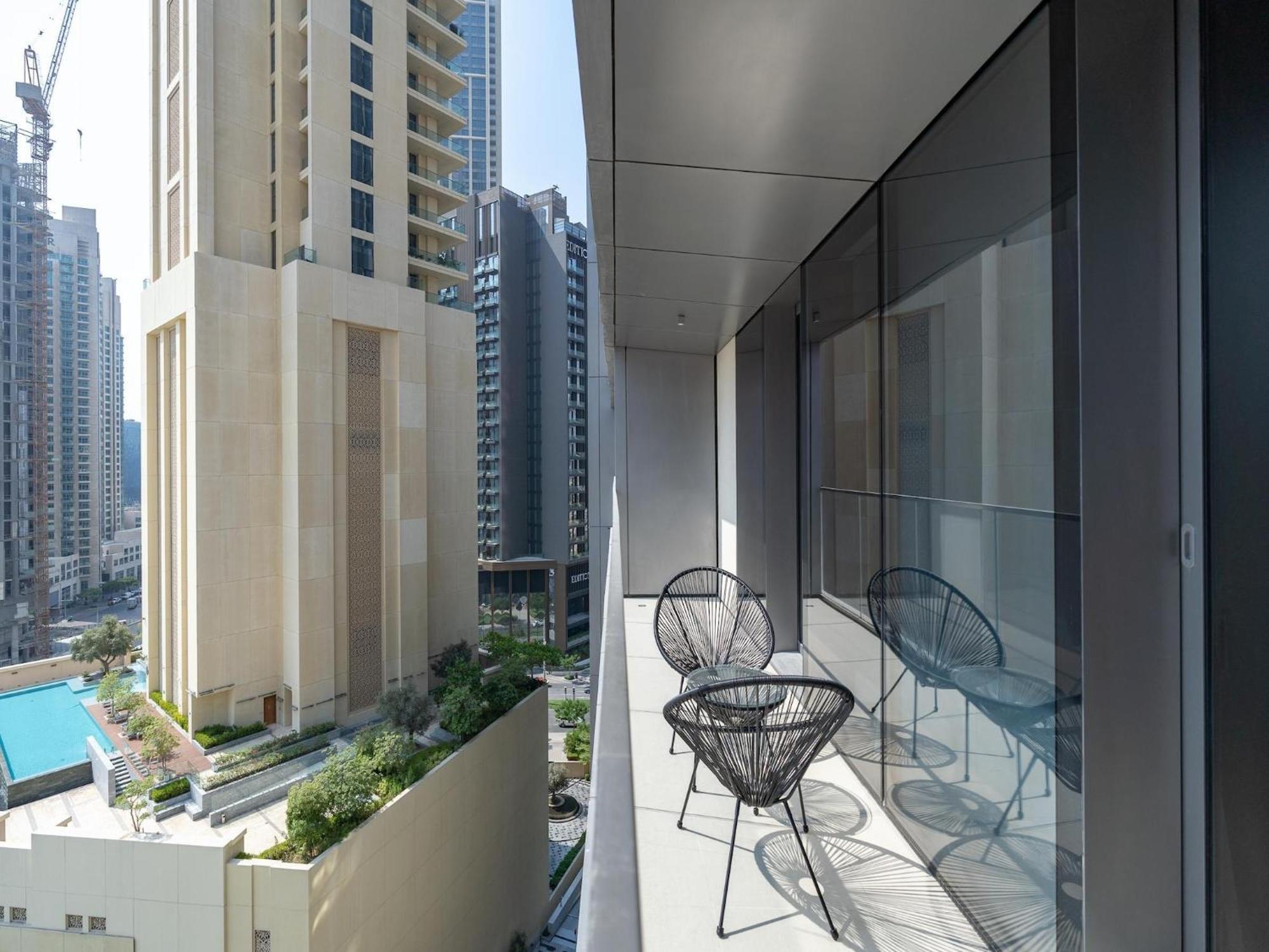 Luxurious Stylish Apartments Across Dubai Mall Burj Khalifa City Views Exterior foto