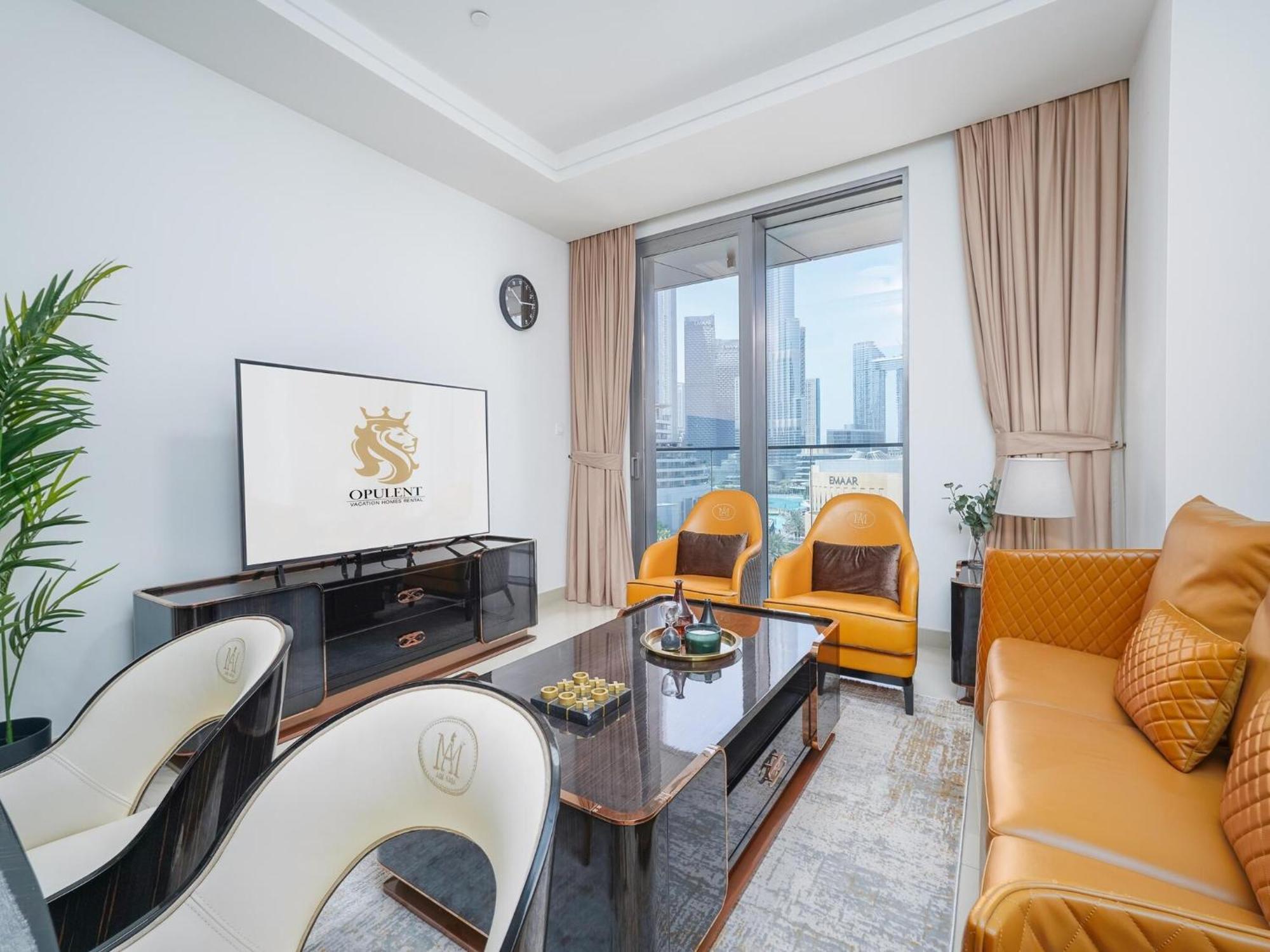 Luxurious Stylish Apartments Across Dubai Mall Burj Khalifa City Views Exterior foto