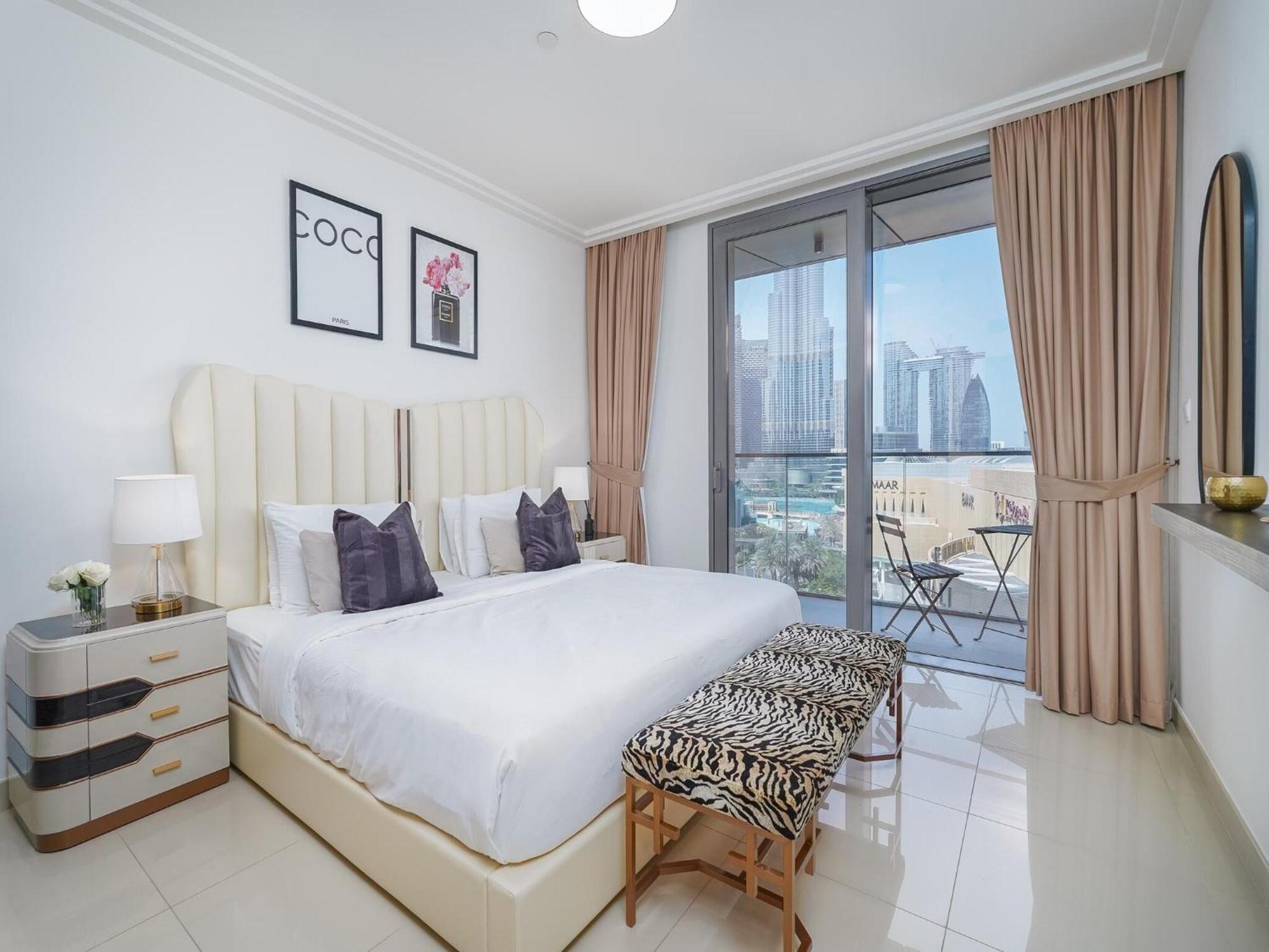 Luxurious Stylish Apartments Across Dubai Mall Burj Khalifa City Views Exterior foto