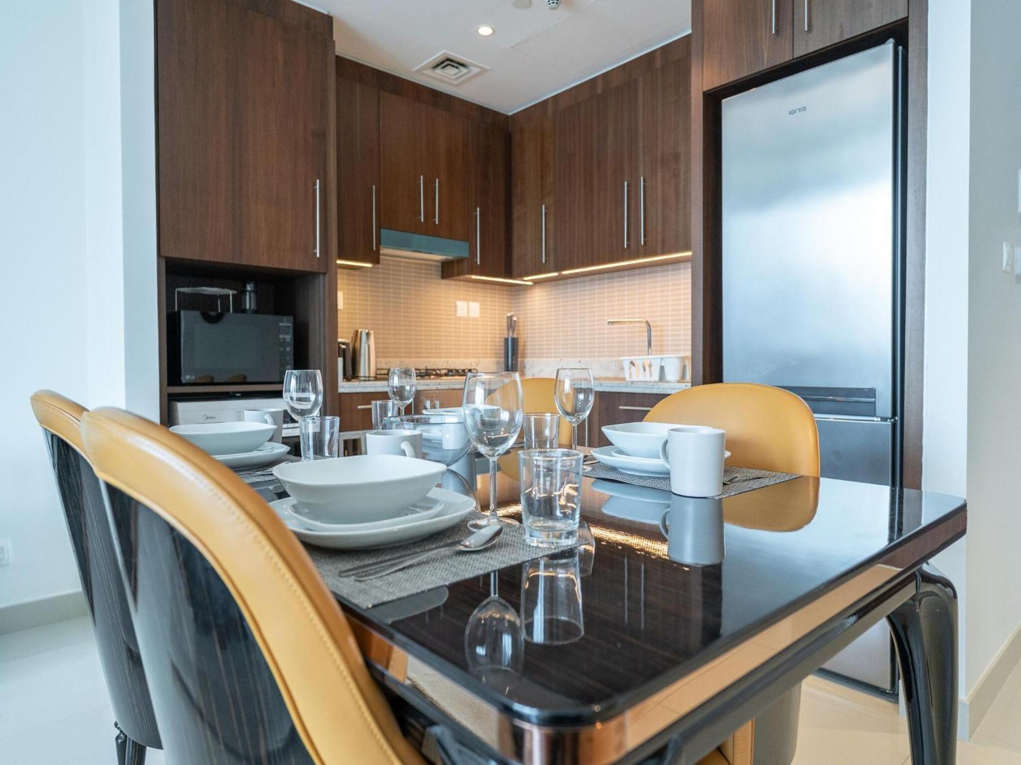 Luxurious Stylish Apartments Across Dubai Mall Burj Khalifa City Views Exterior foto